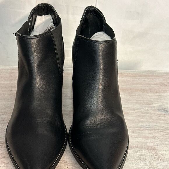 American Eagle Black Heeled Boots Sleek Design size 10 new - Picture 1 of 6